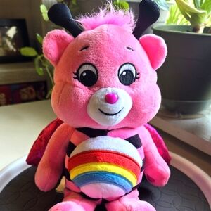 Care Bears Lady Bug Bear with Wings Rainbow Plush